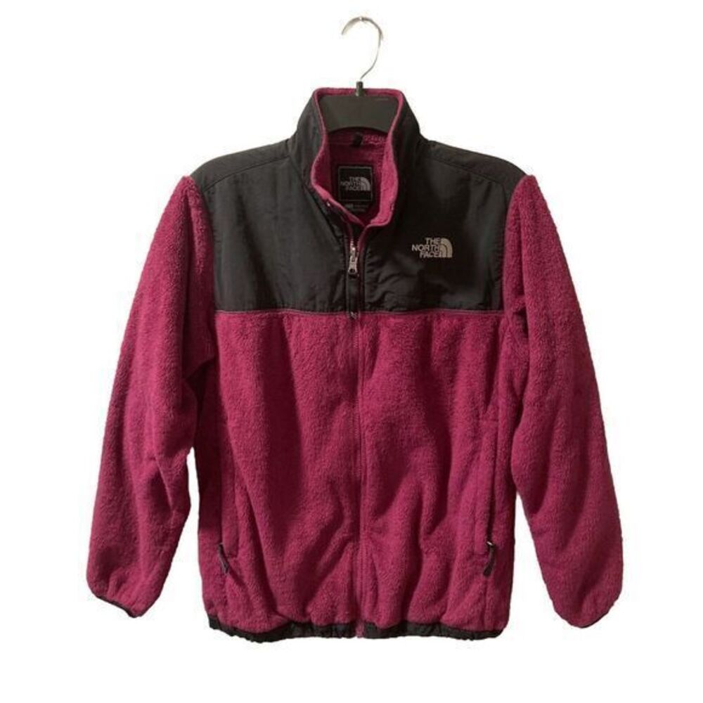 The North Face Denali‎ Fleece Jacket Girls Magenta Size XL Full Zip